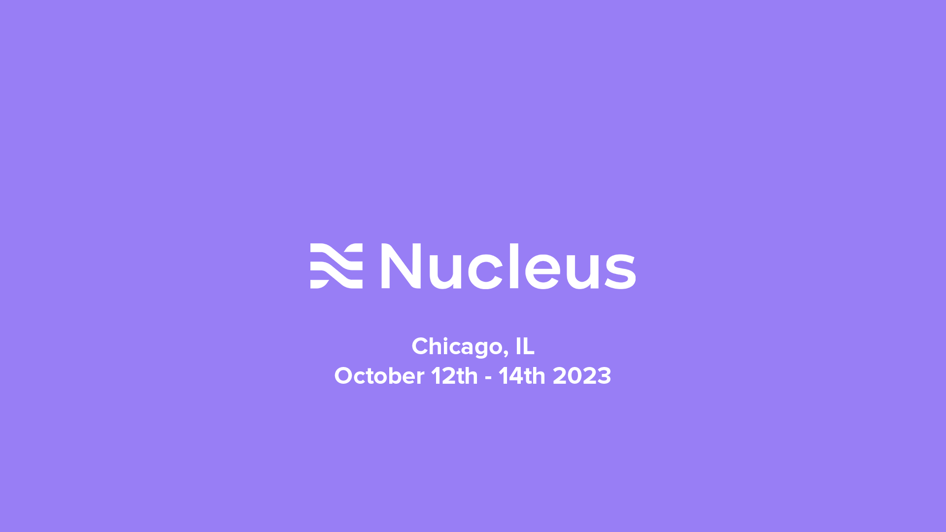 Dates of ANCC 2023 Conference in Chicago, IL with Nucleus logo